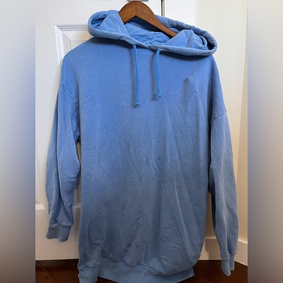 Top Shop Relaxed Oversized Hoodie, Royal Blue, X-Size Small - Picture 2 of 5